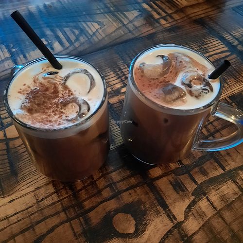 Hazelnut mocha at The Tipsy Vegan in Cambridge