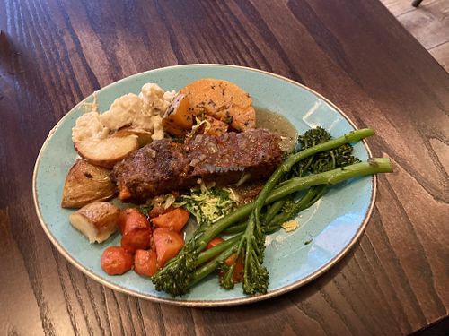 GF Sunday Roast  at The Tipsy Vegan in Cambridge