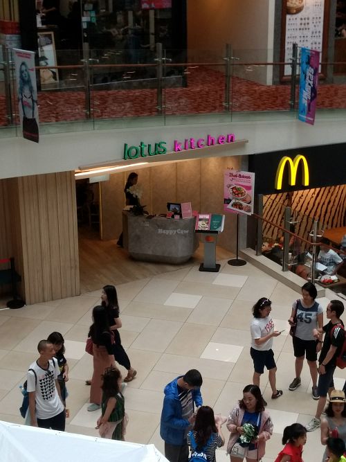 Next to the devil at Lotus Vegetarian 莲心 - Tai Seng in Central Singapore