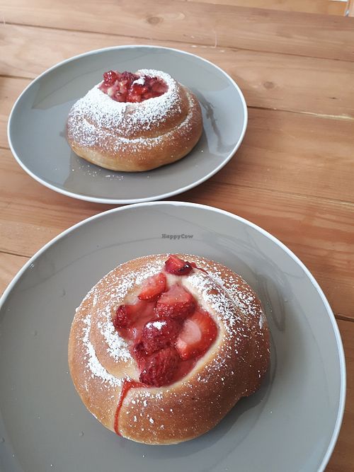 Strawberry snack at Zielona Micha in Poznan