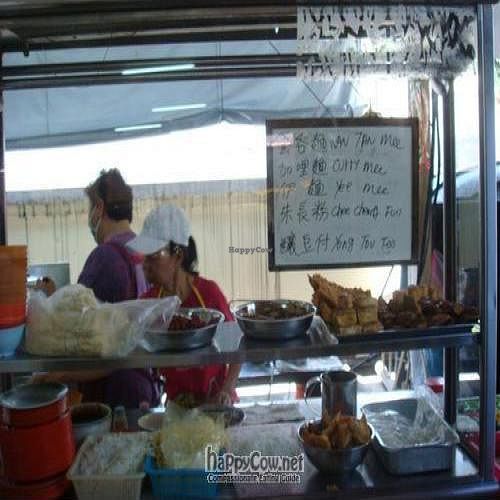 Noodle Stall (on daily basis, noodle dishes change) at Dharma Realm Guan Yin Sagely Monastery in Kuala Lumpur