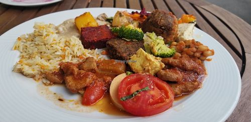 My sampling plate at The Sacred in Zurich