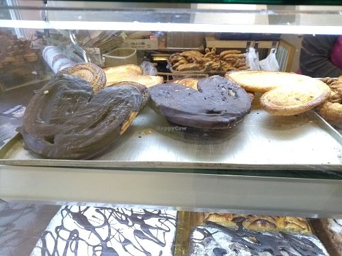 Palmiers: regular or chocolate one 1,70euros at Santa Clara Bakery  in Barcelona