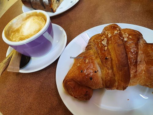 Jam crossant at Santa Clara Bakery  in Barcelona