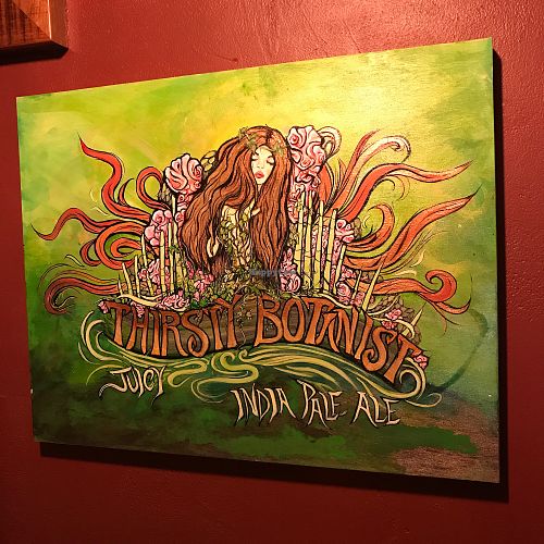 thirsty botanist at Boothbay Craft Brewery in Boothbay