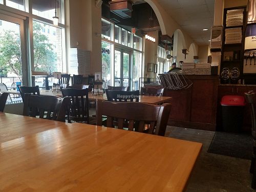 inside in between lunch and dinner at Pete's New Haven Style Pizza in Arlington