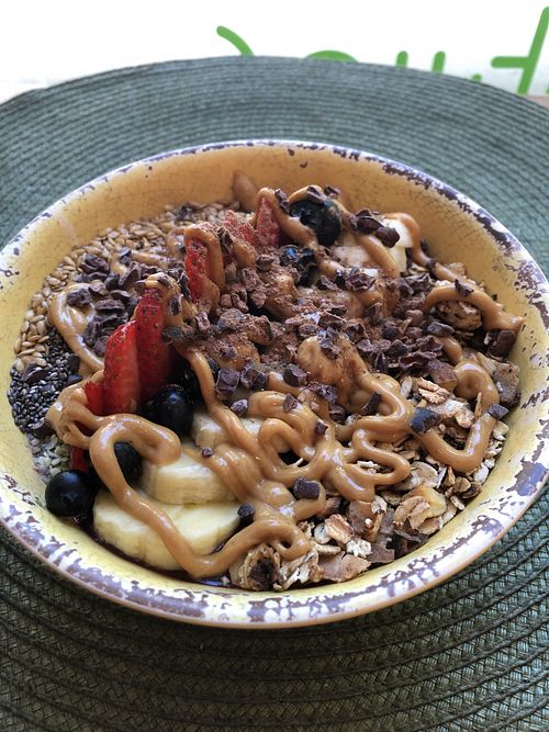 Hell’s Kitchen Sink Açai Bowl at Fresh From Hell in New York City