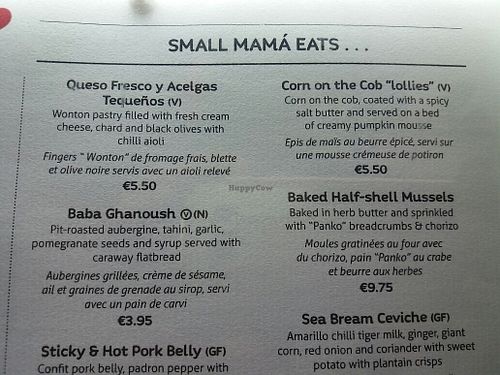 More veg food at Mama's Picanteria in Sitges