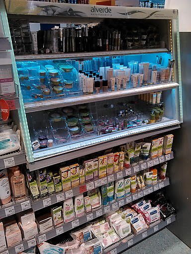 Alverde own brand has many vegan items at DM Drogerie Markt - Bega in Timisoara