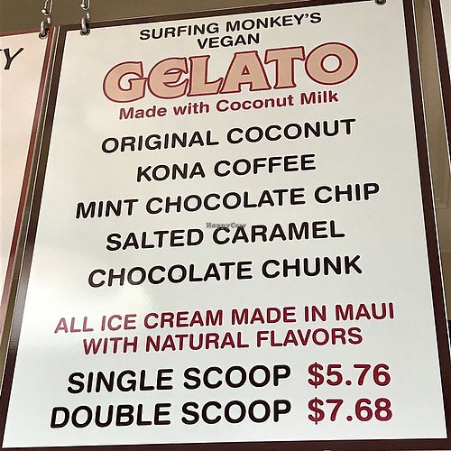 Made in Maui! at Surfing Monkey Shave Ice in Kihei