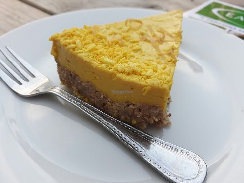 Lemon torte at Eat of Eden in South West London