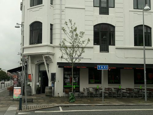Store font at Abbey Road in Aalborg
