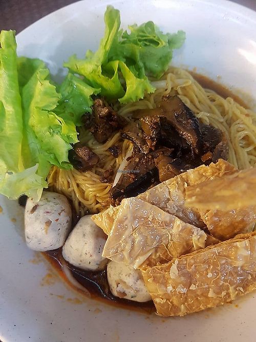 Dry noodles at Crystal Vegetarian - Blk 453A AMK in Northeast Singapore