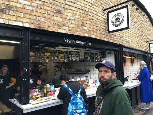 Store Front at Vburger Camden in North West London