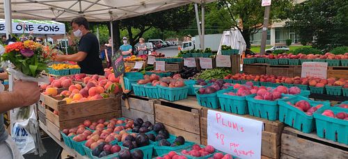 Produce at Falls Church City Farmers Market in Falls Church
