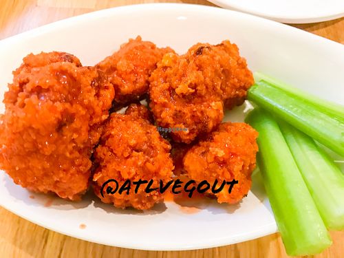Cauliflower wings at enVegan in Morrow