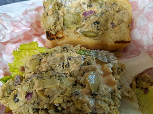 Crab salad sammich at Dajen Eats in Eatonville