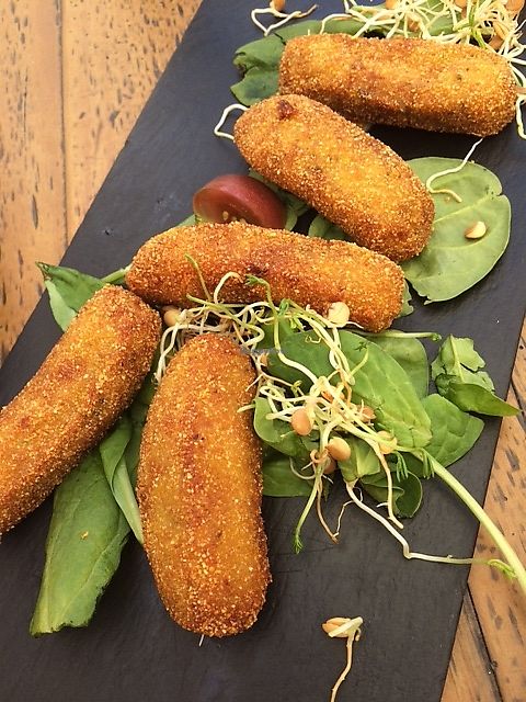 Scrumptious croquettes at Simbiosis in Ibiza