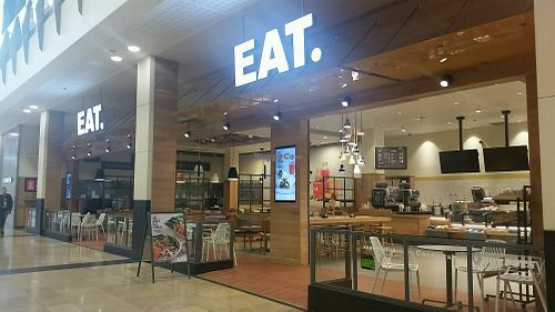 outside at EAT in Cardiff