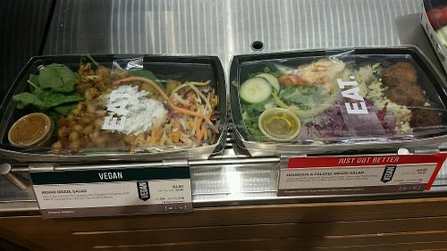 2 salad options at EAT in Cardiff