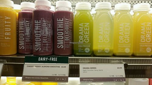 Smoothy and juice  at EAT in Cardiff