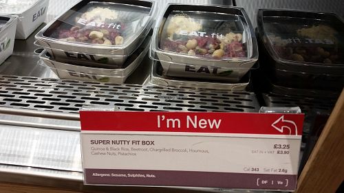 Super nutty fit box at EAT in Cardiff