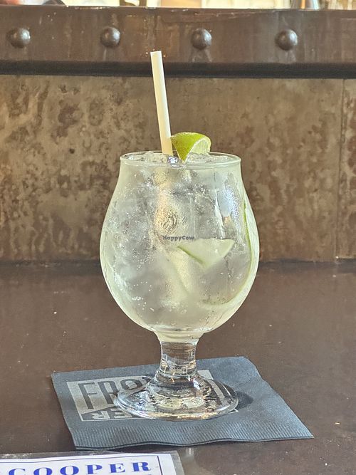 Craft cocktails from Front Cooper in same location   at Veg on the Edge in Santa Cruz