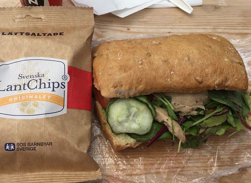 The Oumph Sandwich. Yum! at Gamla Krogen - Food Stand in Stockholm