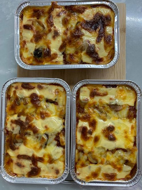 vegan lasagna at Symple Cafe in Bukit Mertajam