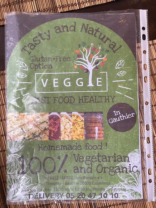 Veggie Menu at Veggie in Casablanca