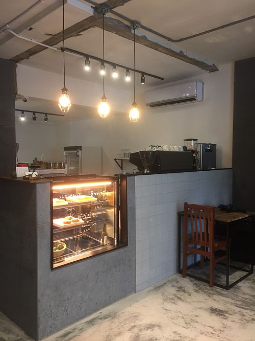 counter  at Zhen De Coffee in Taipei