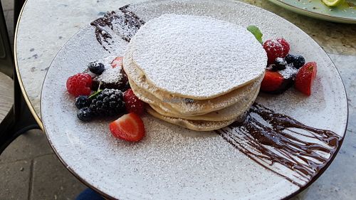 Vegan American pancakes at Holy Donut - Vokiečių in Vilnius