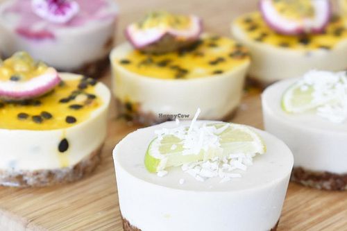 Raw Cheesecakes | Vegan, GF, RSF  at Nude Sisters Whole Food Kitchen in Gold Coast