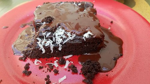 brownie at Veda Restaurante in Miraflores