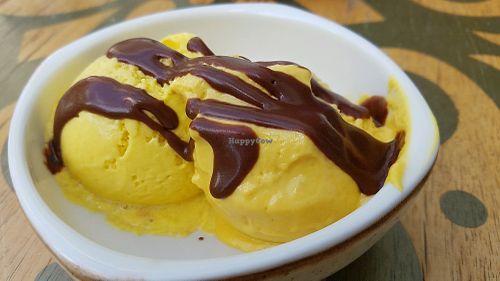 lucema ice cream at Veda Restaurante in Miraflores