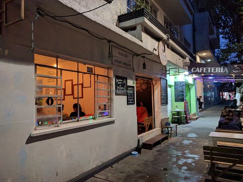 Street view at Malportaco in Mexico City