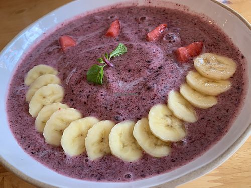 Smoothie bowl at Hua Hin Vegan Cafe and Wine in Hua Hin