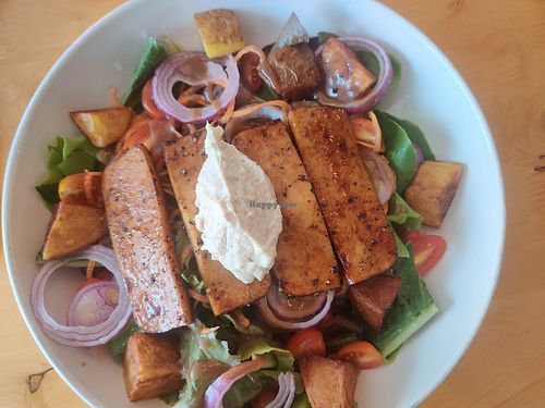 Tofu salad at Hua Hin Vegan Cafe and Wine in Hua Hin
