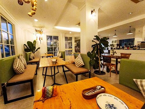 Dining Room at Hua Hin Vegan Cafe and Wine in Hua Hin