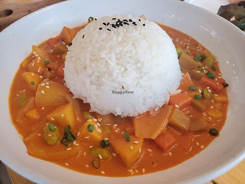 Japanese pumpkin curry at Hua Hin Vegan Cafe and Wine in Hua Hin