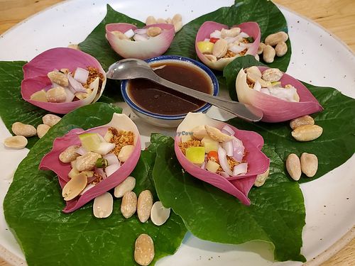 Mieng khan at Hua Hin Vegan Cafe and Wine in Hua Hin