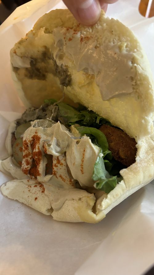 Full falafel sandwich   at Falafel Brothers - Minato in Tokyo