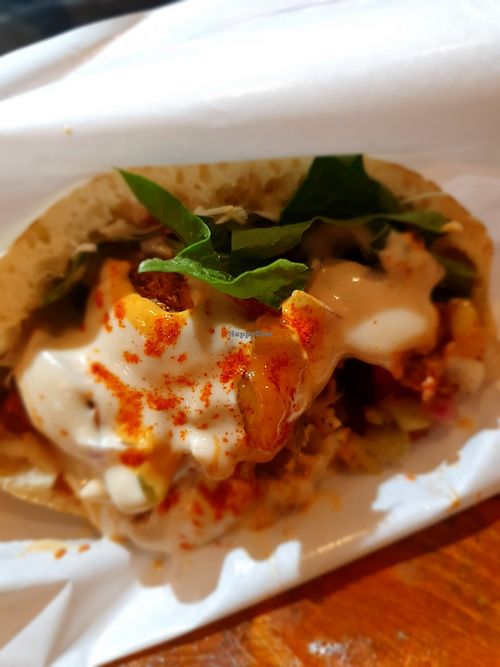 Half falafel at Falafel Brothers - Minato in Tokyo