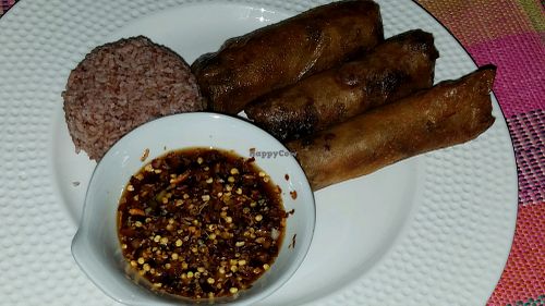 lumpia at Kalima Cafe at Lotus Shores in Siargao