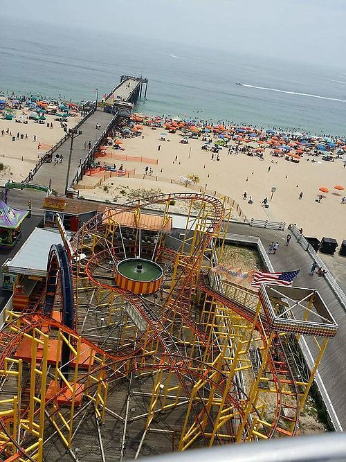 Boardwalk  at Thrasher's French Fries in Ocean City