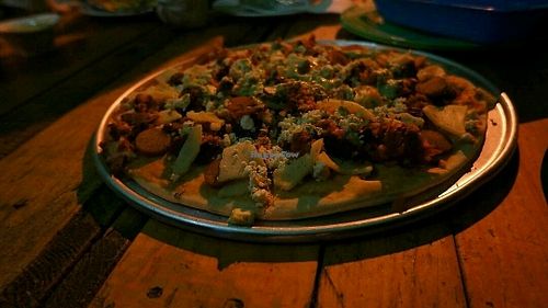 vegan pizza  at Ksama in Bello