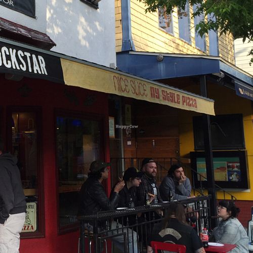 outside  at Nice Slice in Providence