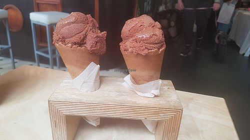 Delicious ice cream at Ginger's Comfort Emporium in Manchester