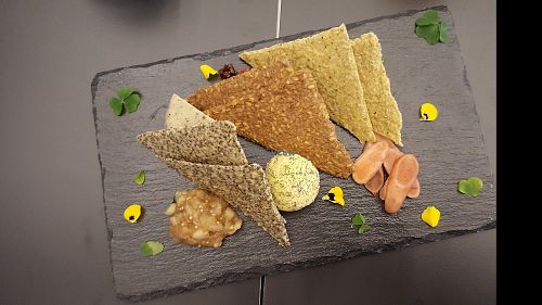 Cheese board at Essence Cuisine in East London