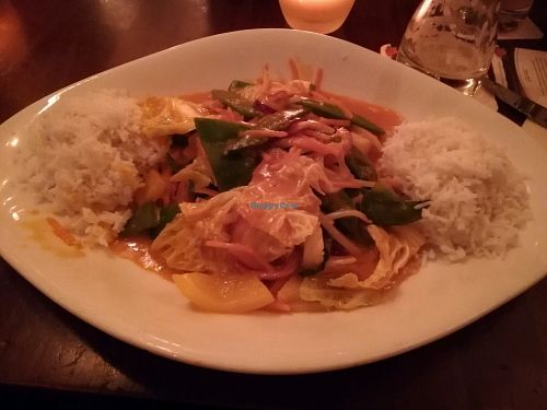 rotes Thai Curry  at Cafe Del Sol in Lunen